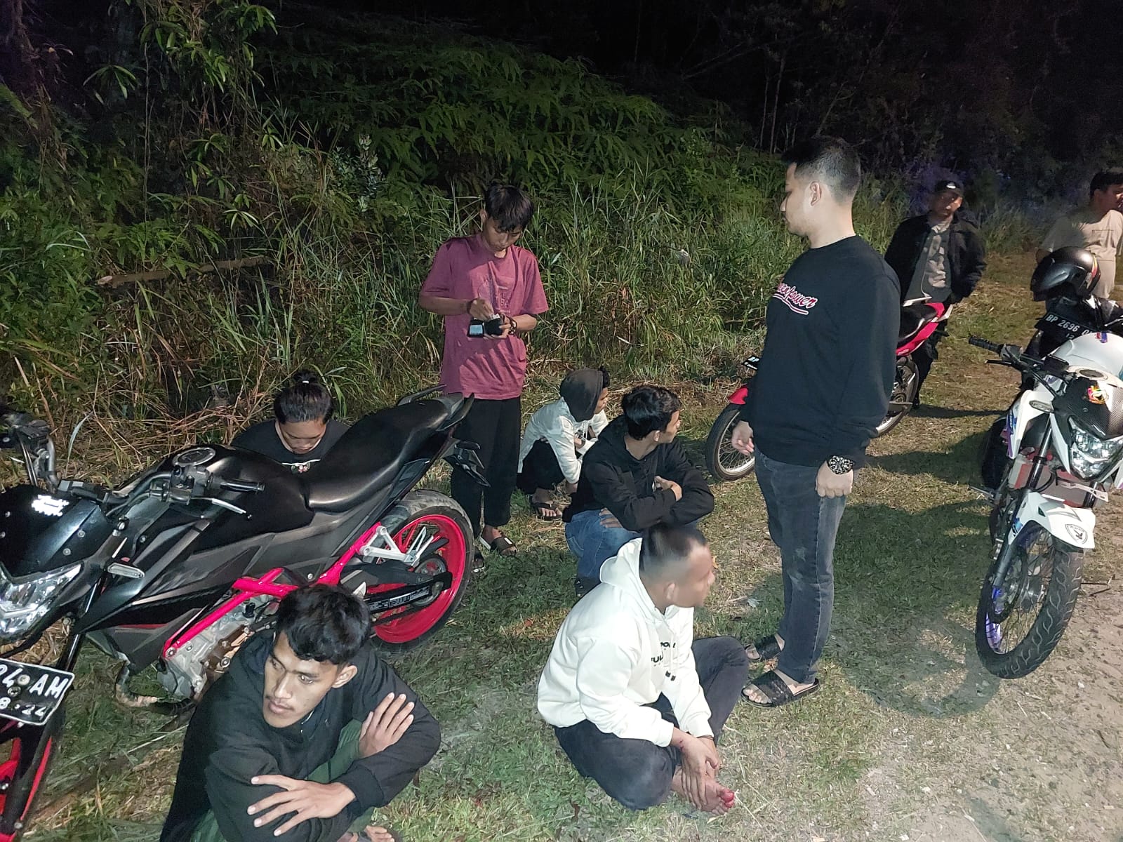 Maraknya Balap Liar, Polsek Batu Aji dan Sekupang Beserta KKP Amankan Beberapa Orang Pelaku