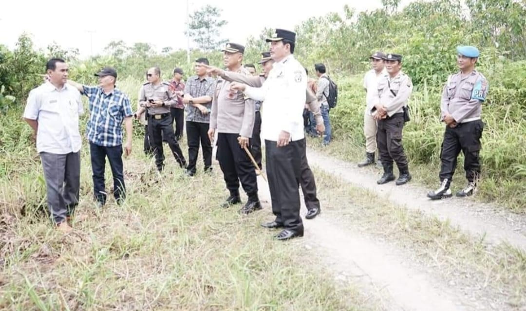 Pemkab Nias Barat Hibahkan Sebidang Tanah untuk Lokasi Pertapakan Markas Kepolisian Resort Nias Barat