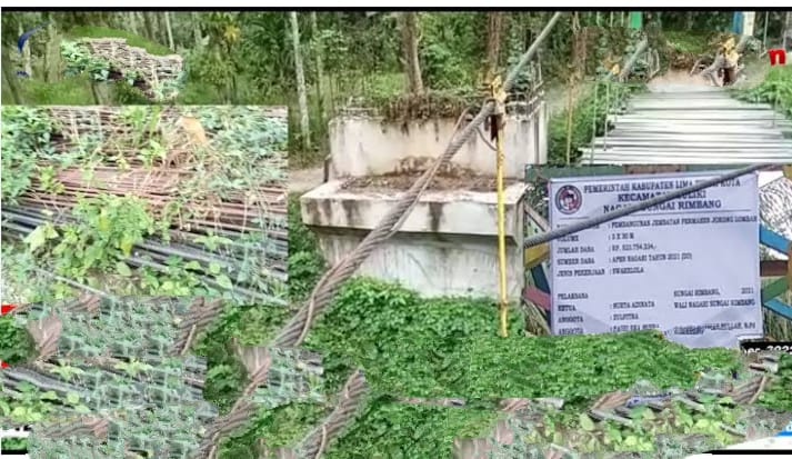 Satu Tahun Sudah Dugaan Korupsi Pembangunan Jembatan Lombah Belum Ada Titik Terangnya, Ini Keterangan Kacabjari Suliki