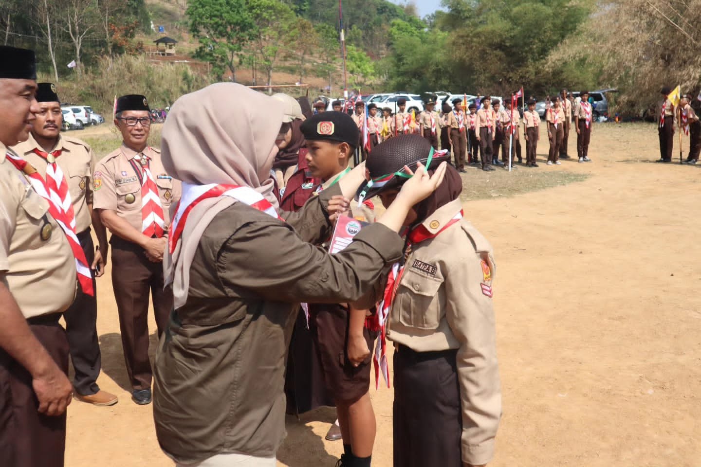 Kwarcab Gerakan Pramuka Kab. Bandung Gelar Galadian Pimpinan Regu Pramuka Penggalang Tahun 2023