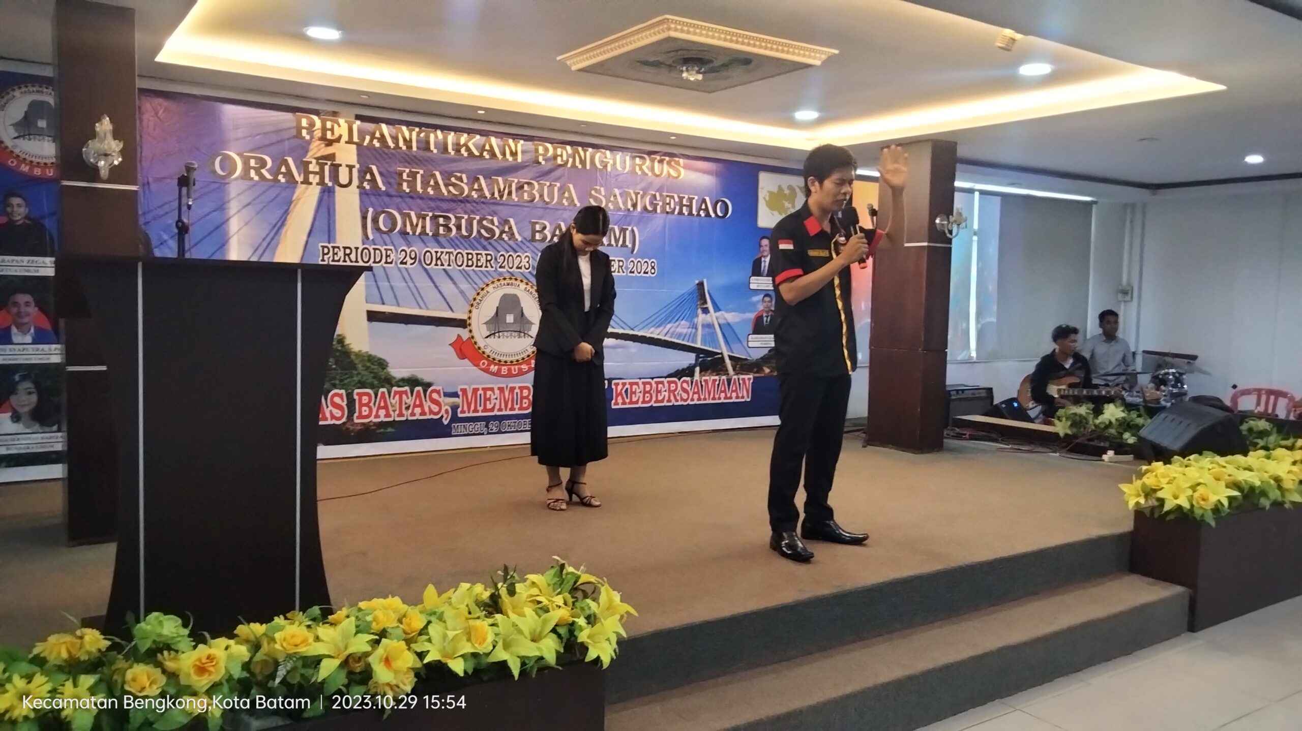 Pelantikan Pengurus Orahua Hasambua Sangehao Periode 2023 - 2028 telah Resmi Dilantik Oleh Ketua DPC HIMNI Batam