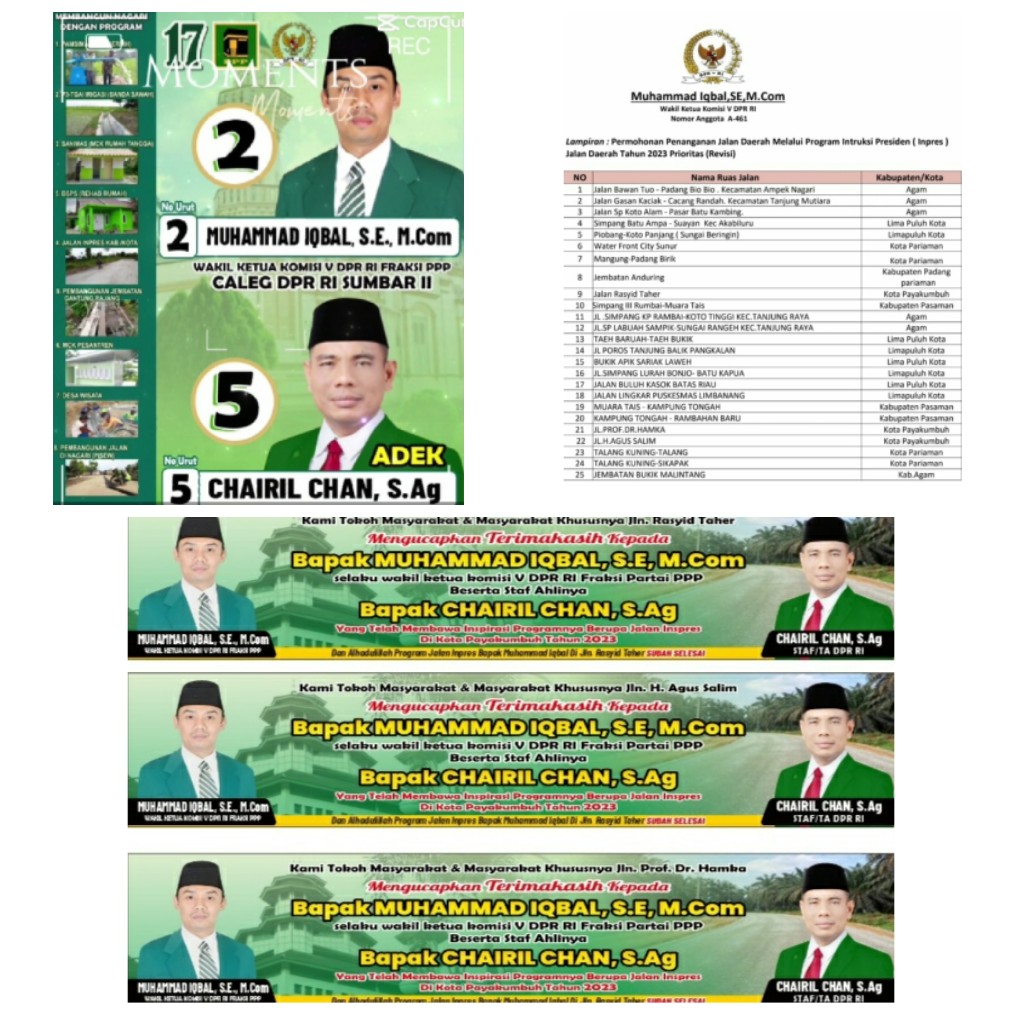 Peningkatan Jalan Napar - Kaniang Bukik, Tokoh Koto Nan Gadang Apresiasi Anggota DPR-RI Muhammad Iqbal