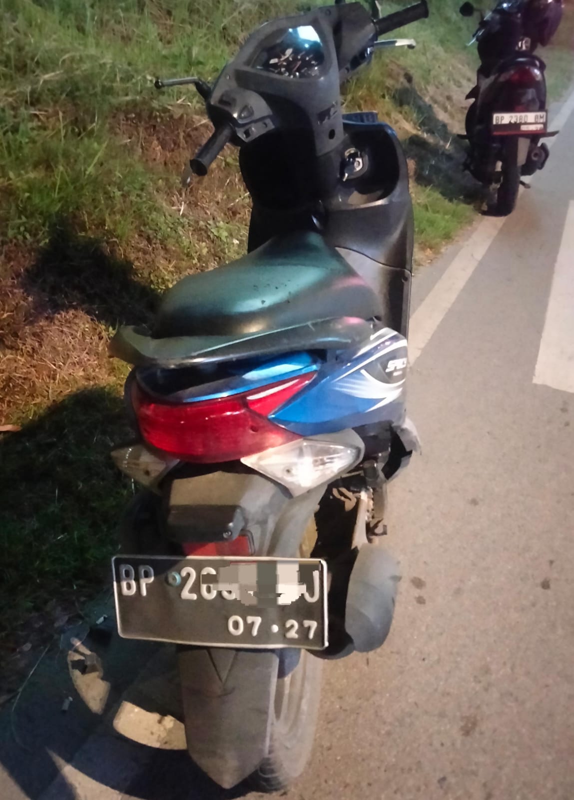 Terjadi Laka Lantas Ringan di Simpang Gelael Batam Center Sempat Timbulkan Kemacetan