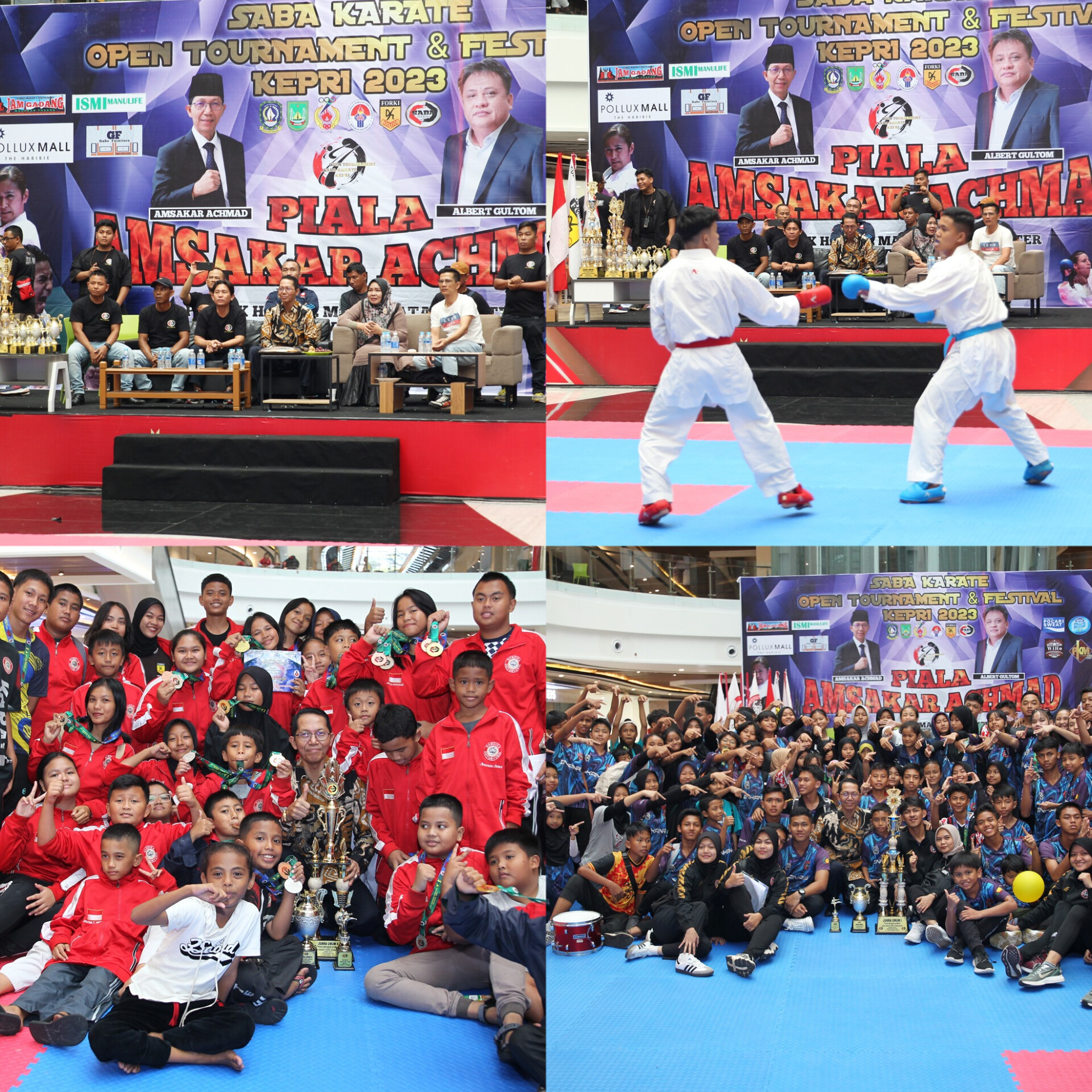 Penutupan Resmi SABA Karate di Open Tournament dan Festival Kepri 2023 Piala Amsakar Achmad