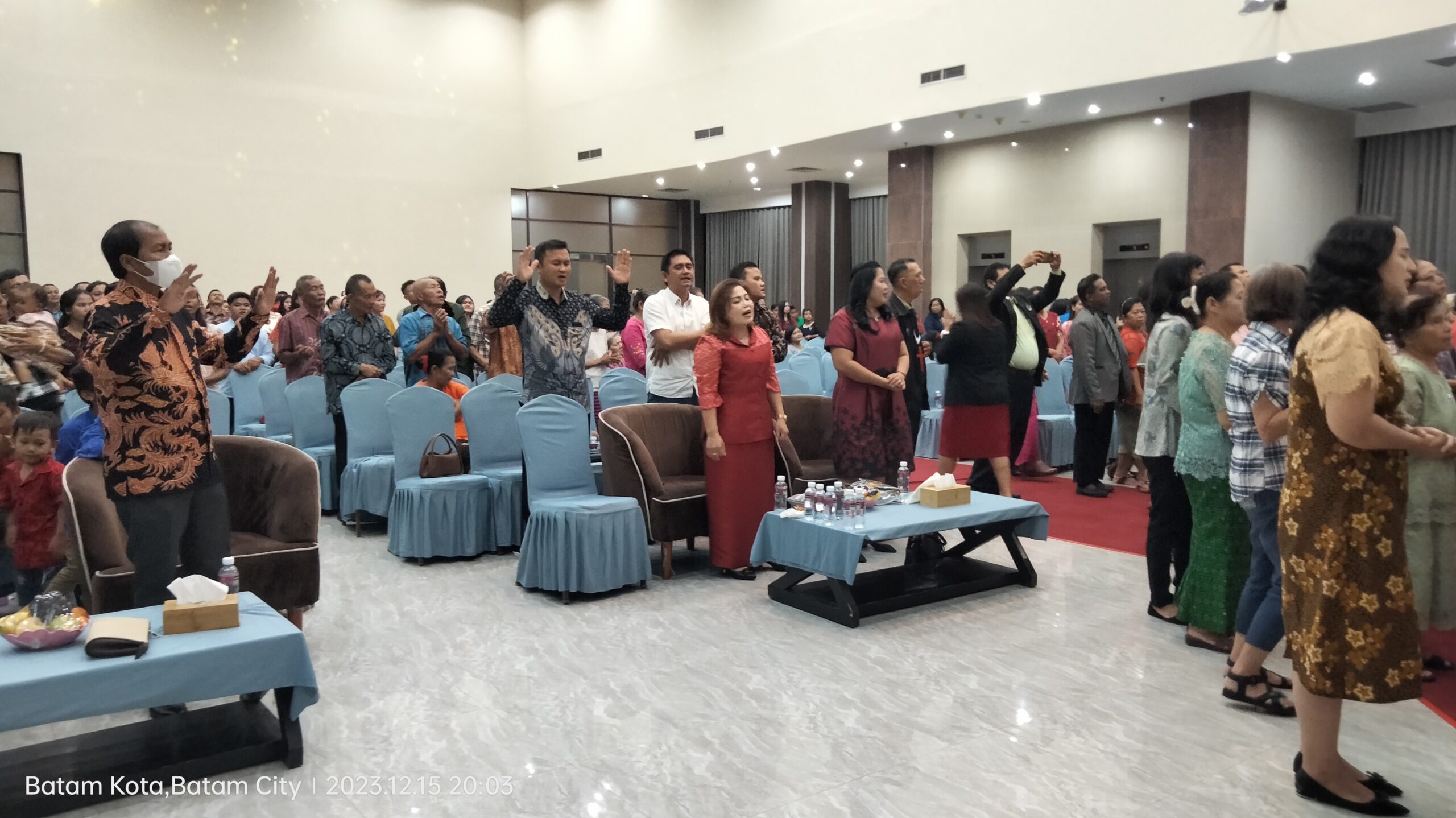 Ibadah KKR NATAL GBI HOM Bersama Opa Oma Panti Yayasan True Love