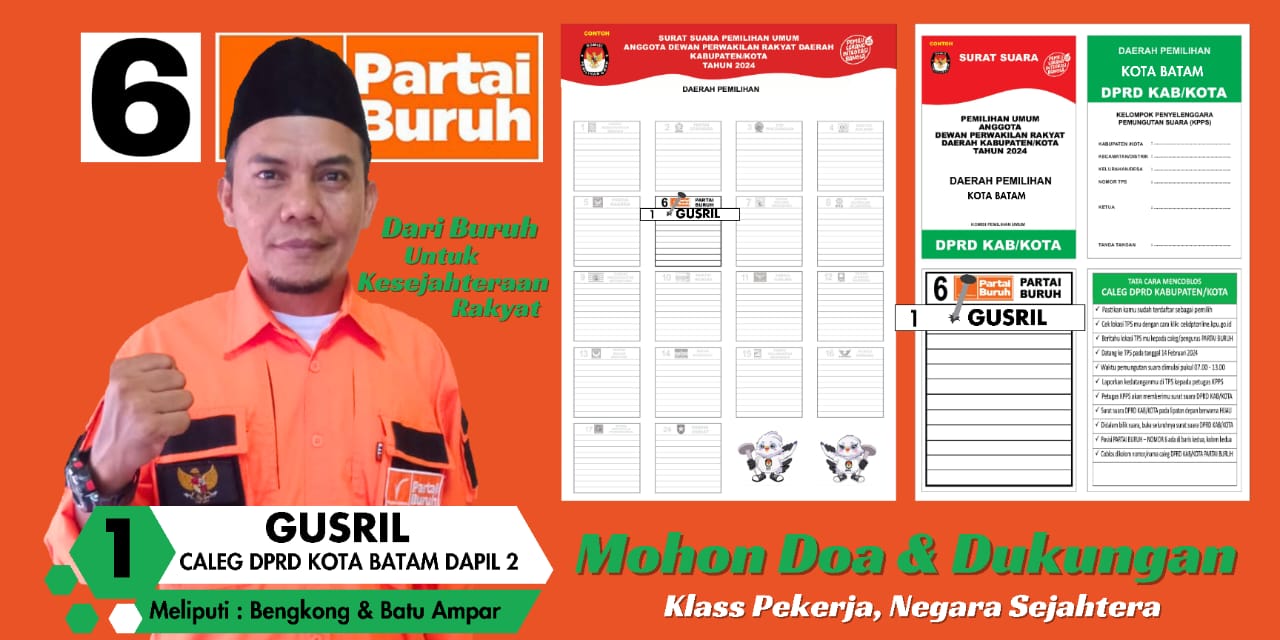 Ratusan Barisan Driver Online Batam Gelar Deklarasi Dukung Gusril Caleg