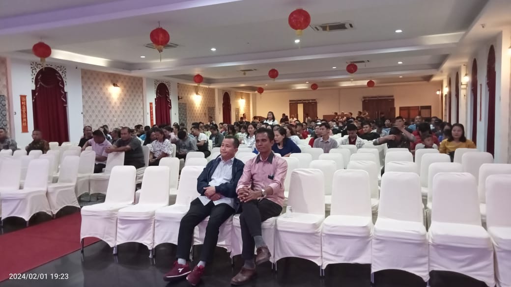 Anto Duha dan Caleg Paparkan Visi Misi pada Acara Silaturahmi Relawan