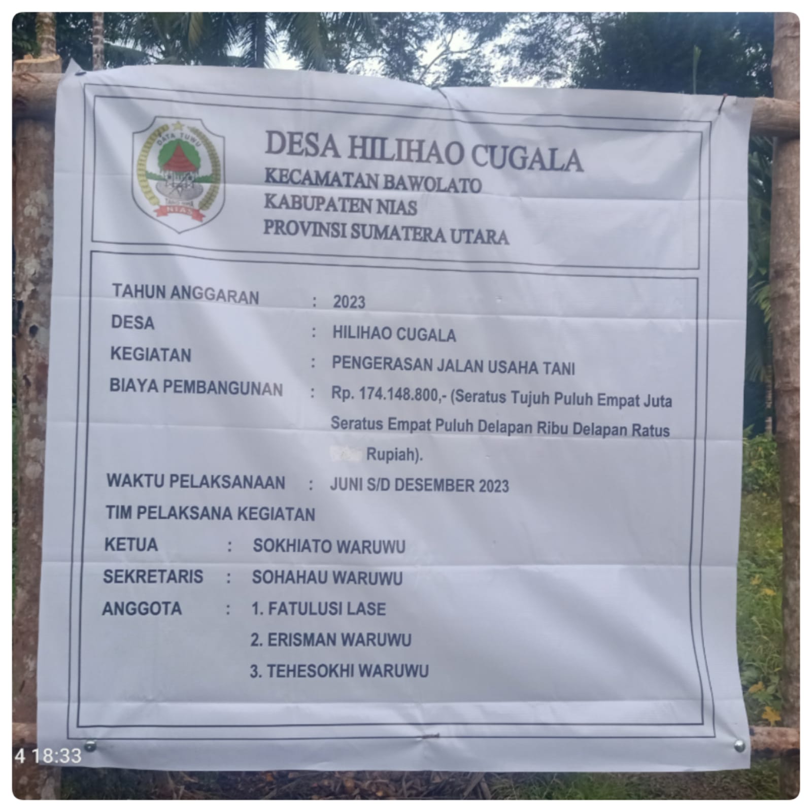 Pemdes Hilihao Cugala Diduga Tidak Transparan dalam Pengelolaan Dana 