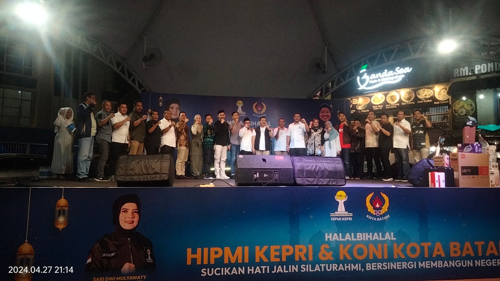 Agenda Halalbihalal dengan tema “Sucikan Hati Jalin Silaturahmi, Bersinergi Membangun Negeri, yang dilaksanakan pada Sabtu (27/4/2024) pukul 18.30 WIB di KBC Batam Centre.