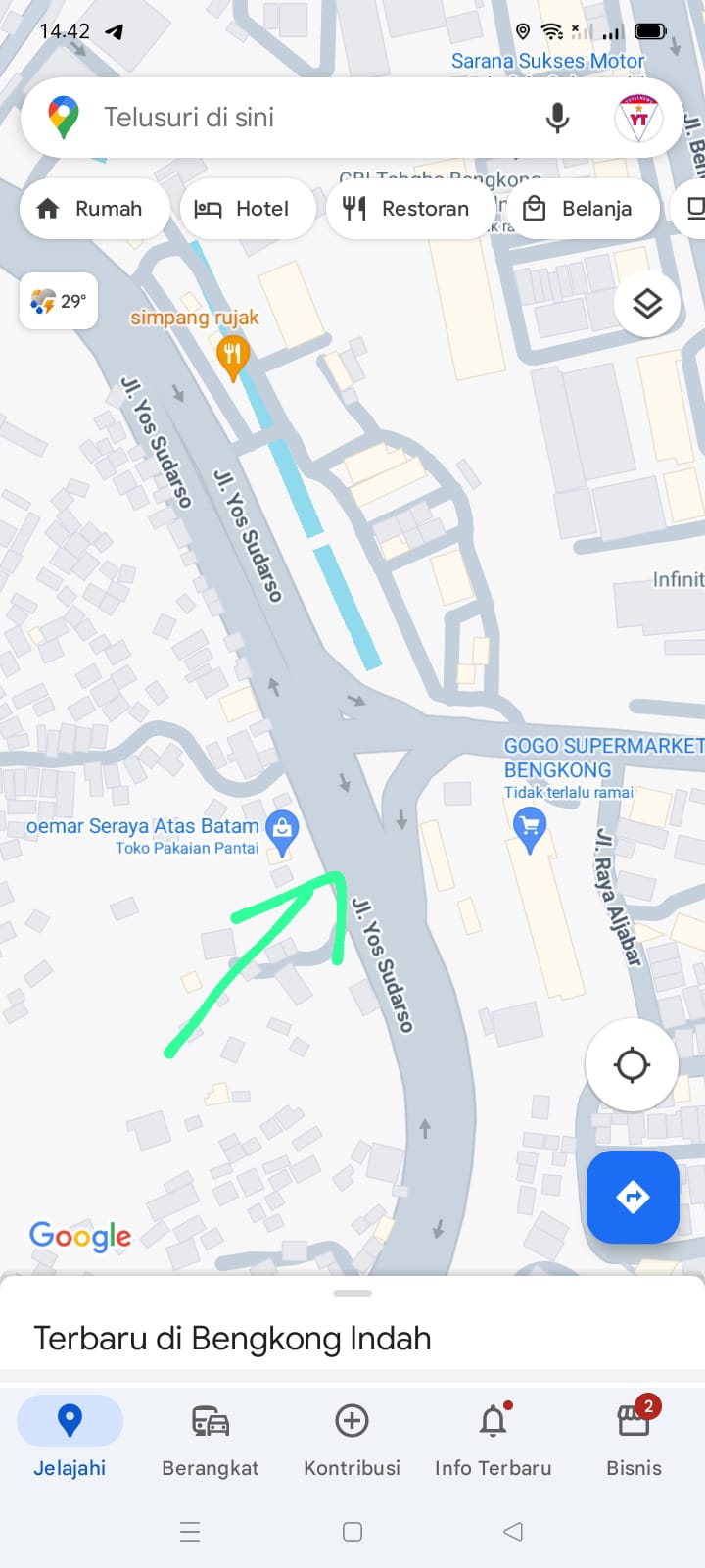 Kabel Listrik Terlihat Sentuh Pepohonan, Diminta Pihak Petugas PLN untuk Menertibkan