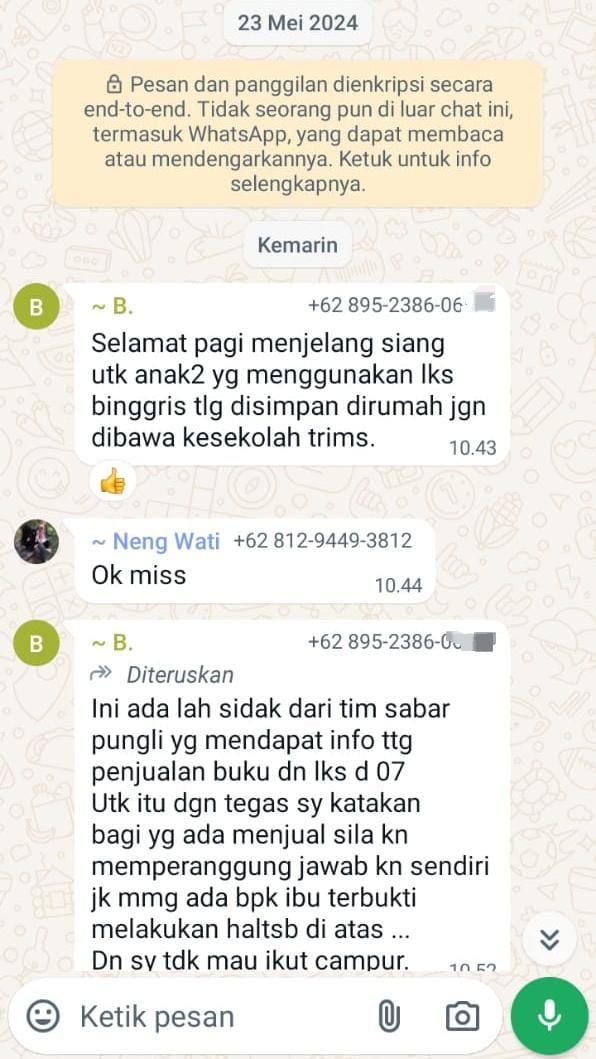 Diduga Dana BOS di SDN 007 Batam Kota Diselewengkan