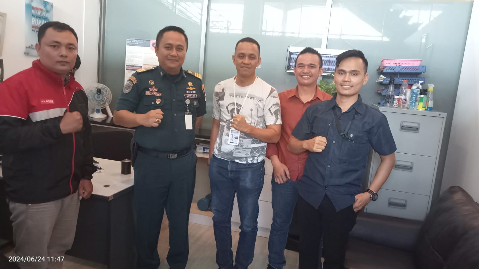 Team LIBAS DPW Kepri Bersama Feradi WPI dan Beberapa Wartawan Silaturahmi ke KSOP Haurbour Bay