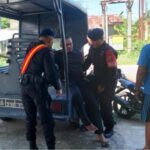 Quick Respon Brimob Kompi 2 Batalyon B Pelopor Evakuasi Laka di Desa Aramiyah Kec.Birem Bayeun Kab.Aceh Timur