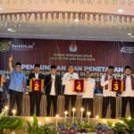 KPUD Limapuluh Kota Gelar Pengundian dan Penetapan Nomor Urut 4 Paslon Pilkada
