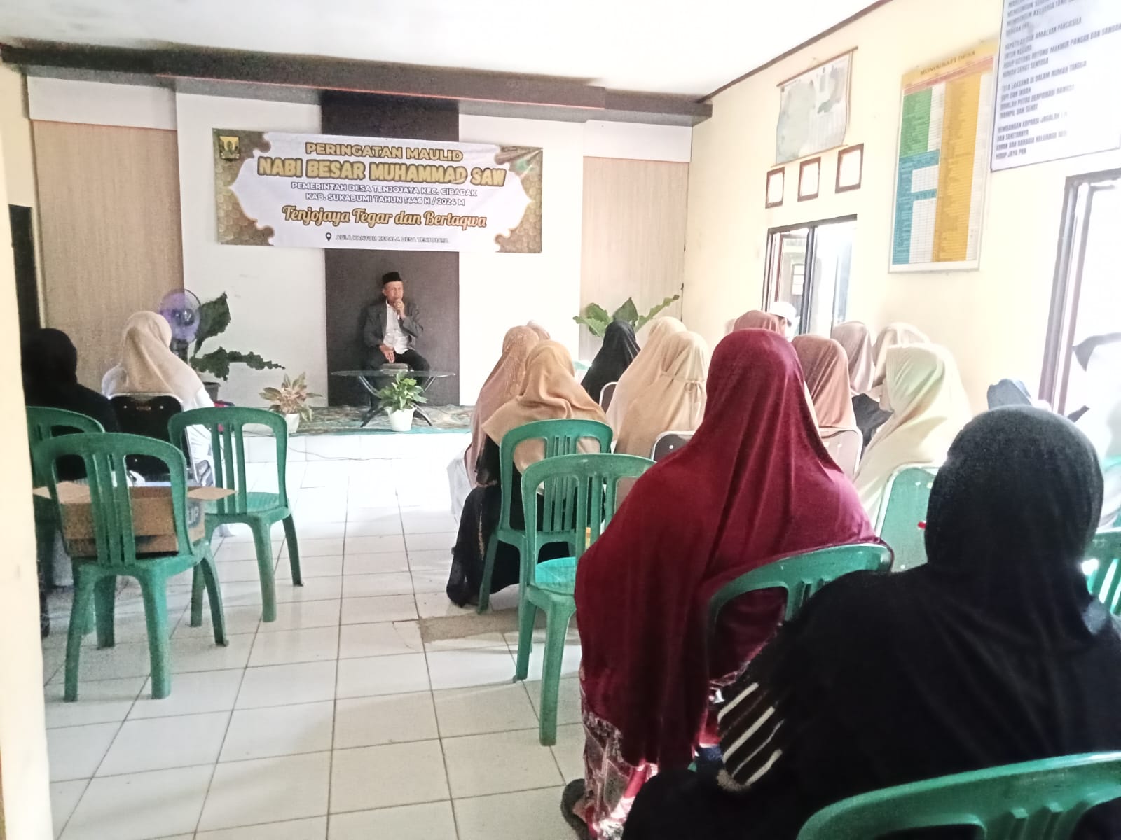 Pemdes Tenjojaya Gelar Tabligh Akbar Peringatan Maulid Nabi Muhammad SAW 1446 H