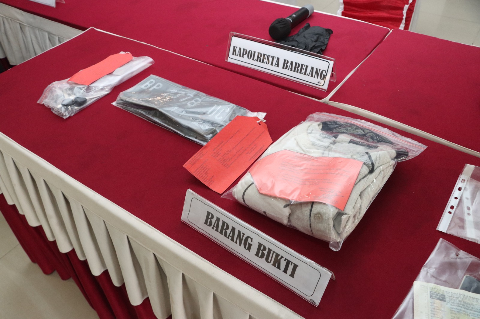 Kapolresta Barelang Gelar Konferensi Pers Ungkap Kasus Curanmor Amankan 12 Pelaku