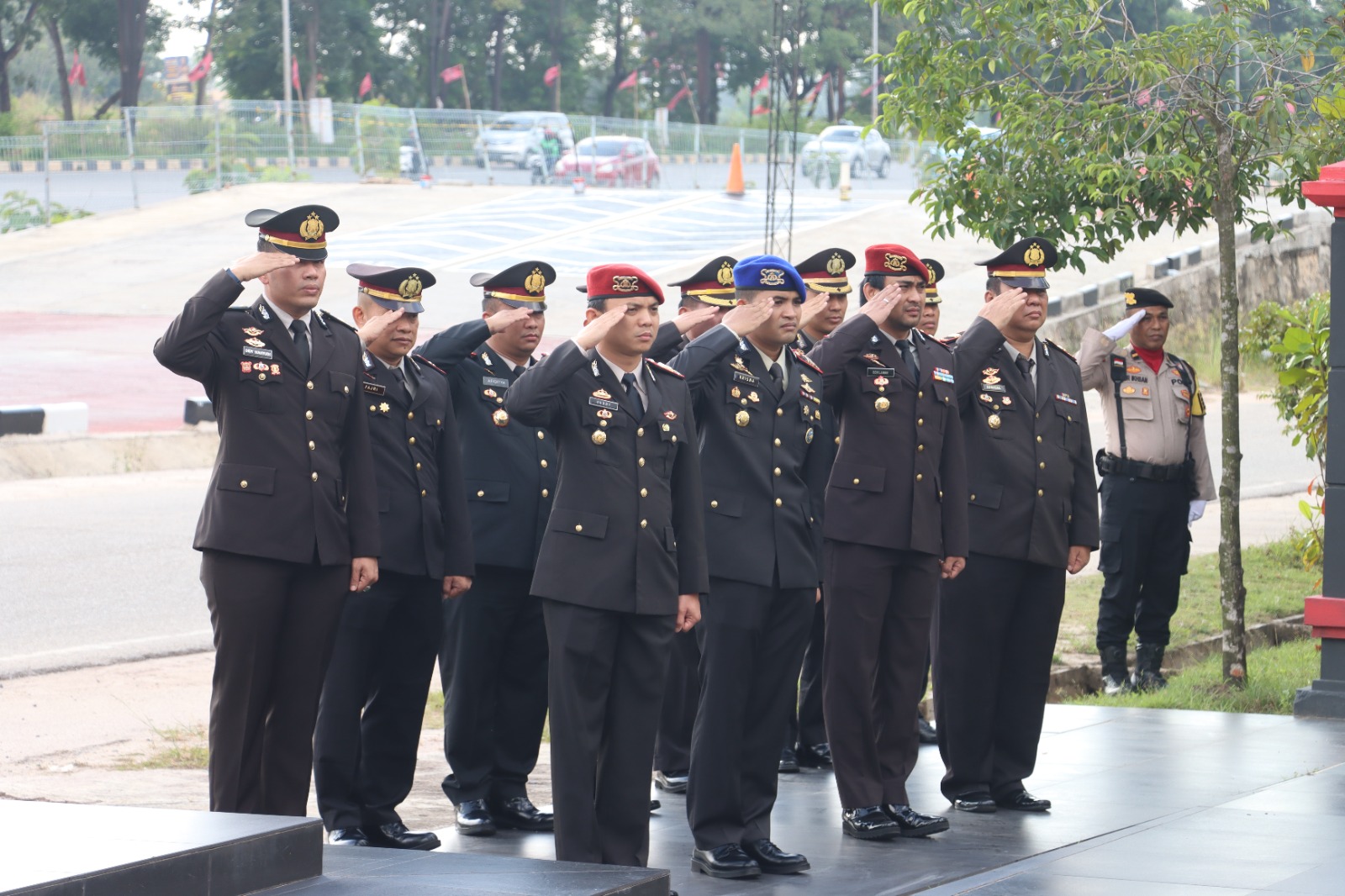 Polresta Barelang Gelar Upacara Dalam Rangka Peringatan Hari Sumpah Pemuda Ke-96