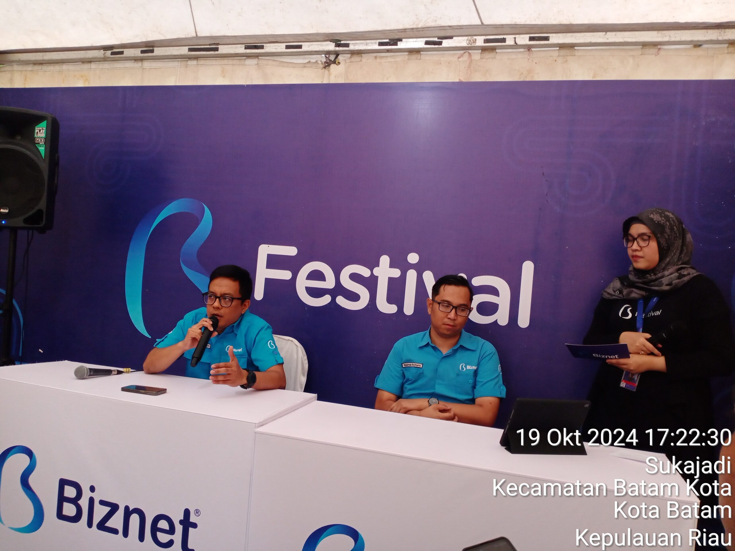 Breaking News! Ribuan Penonton Meriahkan Biznet Festival di Temenggung Abdul Jamal Batam, Hadirkan Band Papan Atas