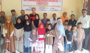 Puluhan Anak Yatim Disantuni Pada Momentum HUT Ke-7 DPC Lembaga Investigasi Negara (LIN) Kota Langsa