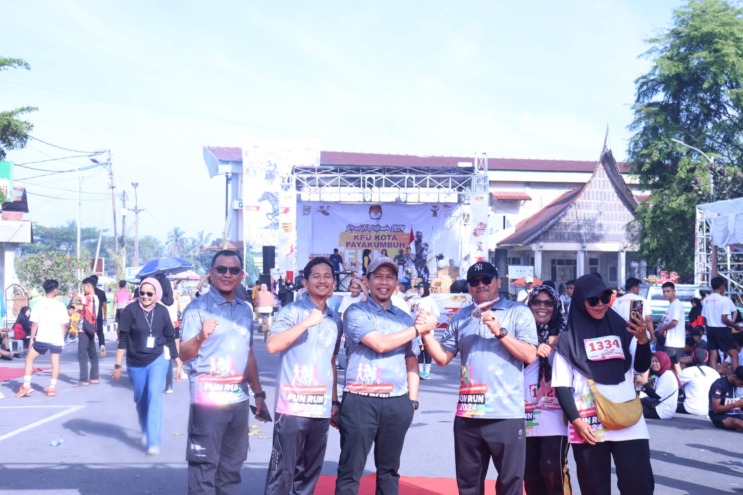 Pj.Wali Kota Suprayitno Mengapresiasi Pelaksanaan Fun Run Oleh KPU Kota Payakumbuh