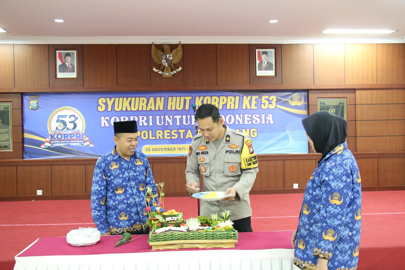 Polresta Barelang Gelar Syukuran Peringatan HUT KORPRI Ke-53 Tahun 2024