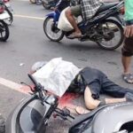 Tabrakan Maut Roda Dua dengan Truk di Jalan Tambak Osowilangun Tabrakan Maut Roda Dua dengan Truk di Jalan Tambak Osowilangun