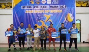 Rangkaian Hari Bakti 53, BP Batam Gelar Internal Volley Ball Match 2024 Rangkaian Hari Bakti 53, BP Batam Gelar Internal Volley Ball Match 2024