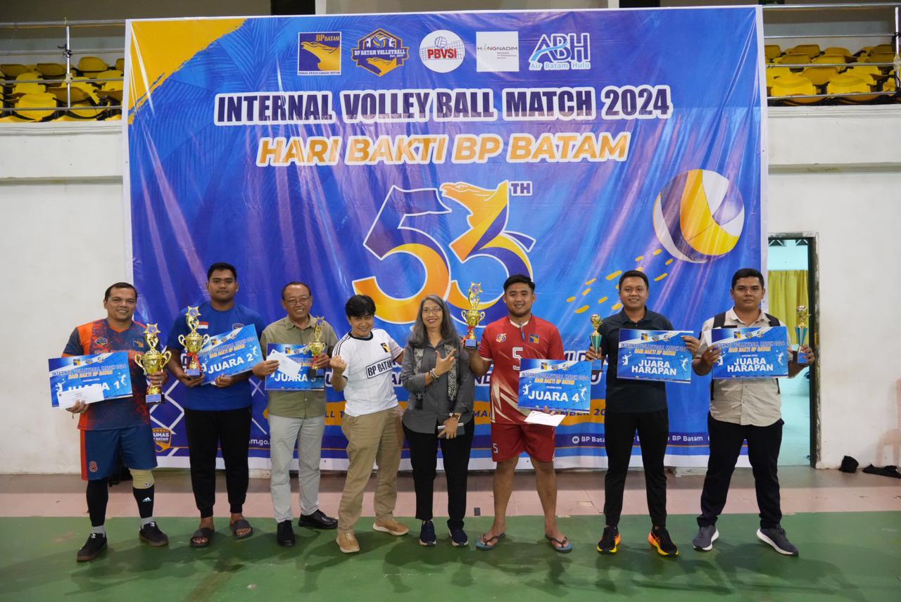 Rangkaian Hari Bakti 53, BP Batam Gelar Internal Volley Ball Match 2024