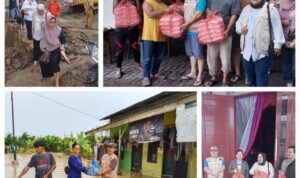 Satgas Inti prabowo Berbagi BANSOS kepada Korban Banjir Daerah Medan dan Deli Serdang