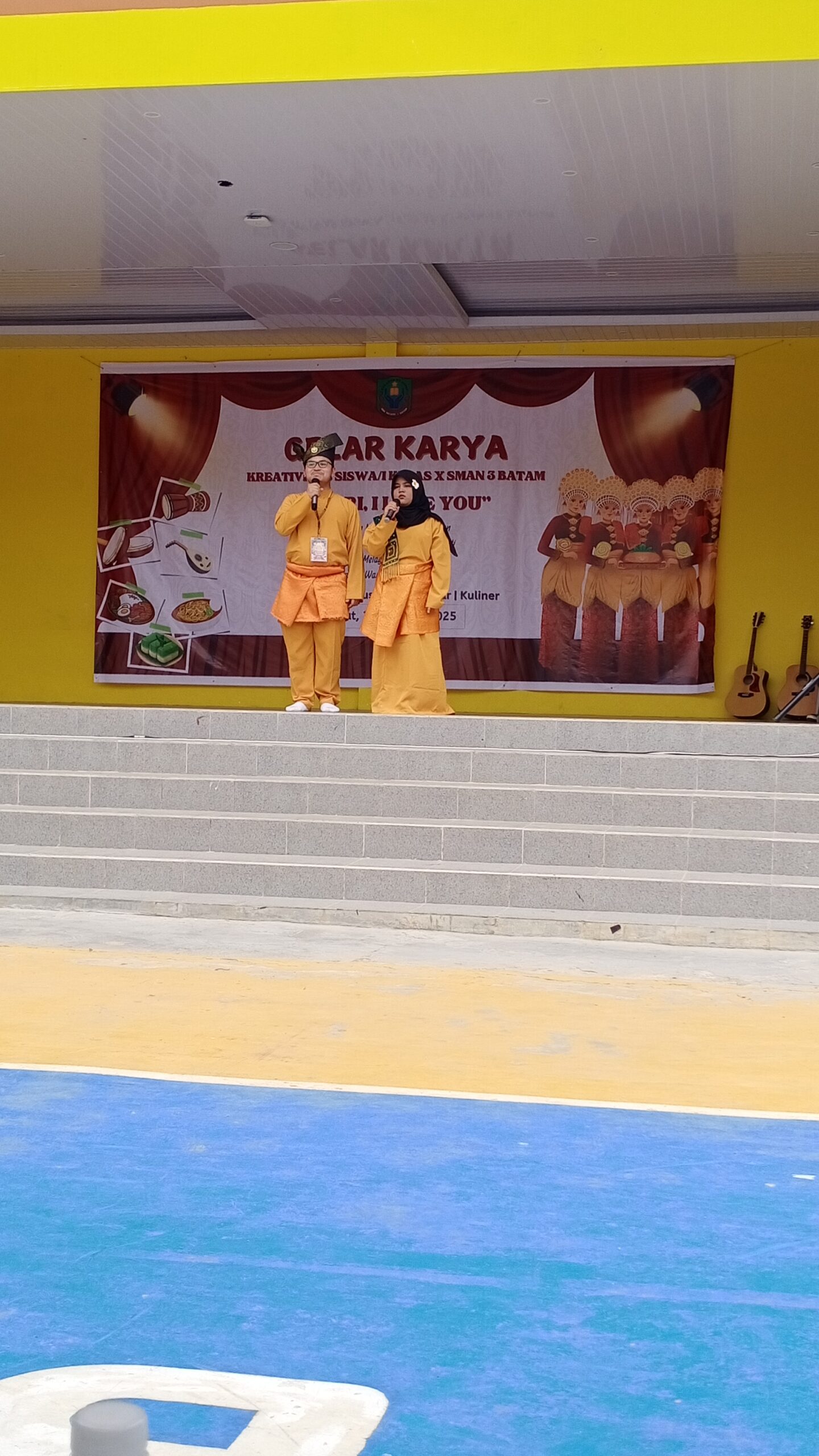 Berbagai Karya Seni Ditampilkan di SMAN 3 Batam