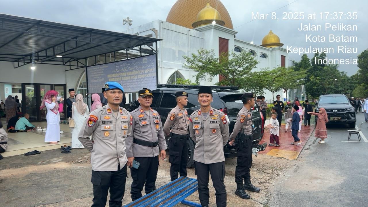 Polresta Barelang Lakukan Pengamanan Acara Buka Puasa Bersama Walikota dan Wakil Walikota Batam