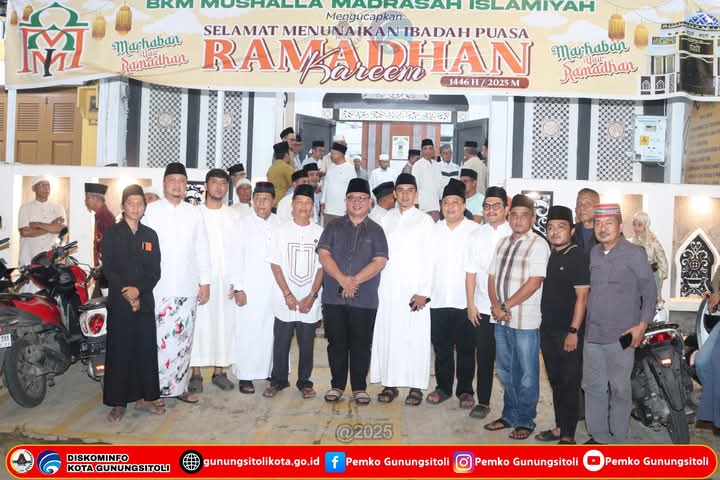 Wali Kota Gungsitoli, Safari Ramadhan di Mushollah Madrasah Islamiyah