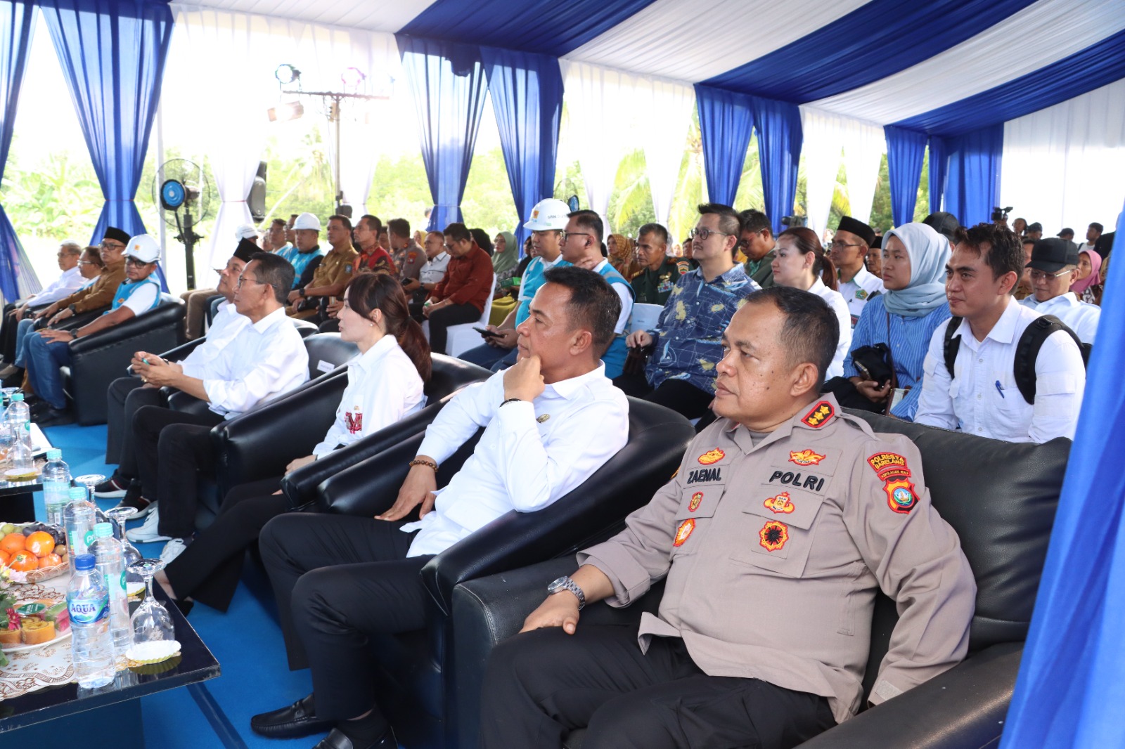 Kapolresta Barelang Hadiri Peresmian Listrik 24 Jam dan Bantuan Pasang Baru di Kota Batam