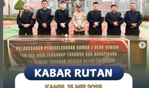 Perketat Pengawasan dan Keamanan, Rutan Batam Gelar Razia Gabungan bersama APH Perketat Pengawasan dan Keamanan, Rutan Batam Gelar Razia Gabungan bersama APH