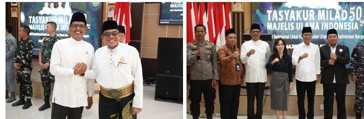 Ketua DPRD Batam Hadiri Tasyakuran Milad ke-50 MUI Kota Batam