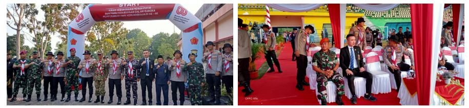 Ketua Komisi I DPRD Batam Hadiri Penyerahan Bendera Merah Putih dan Apresiasi Semangat Tim Kirab