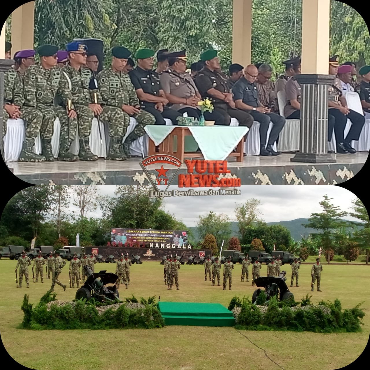 Upacara Serah Terima Jabatan Komandan Yonarmed 13/Nanggala/1/1 Kostrad Upacara Serah Terima Jabatan Komandan Yonarmed 13/Nanggala/1/1 Kostrad