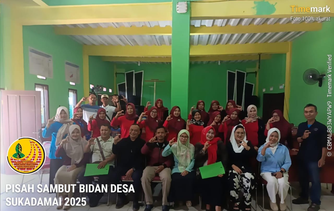 Pisah Sambut Bidan Desa Sukadamai Tahun 2025