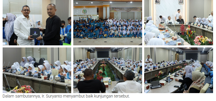 Anggota DPRD Batam Ir Suryanto Terima Audiensi Siswa SD Al Kaffah