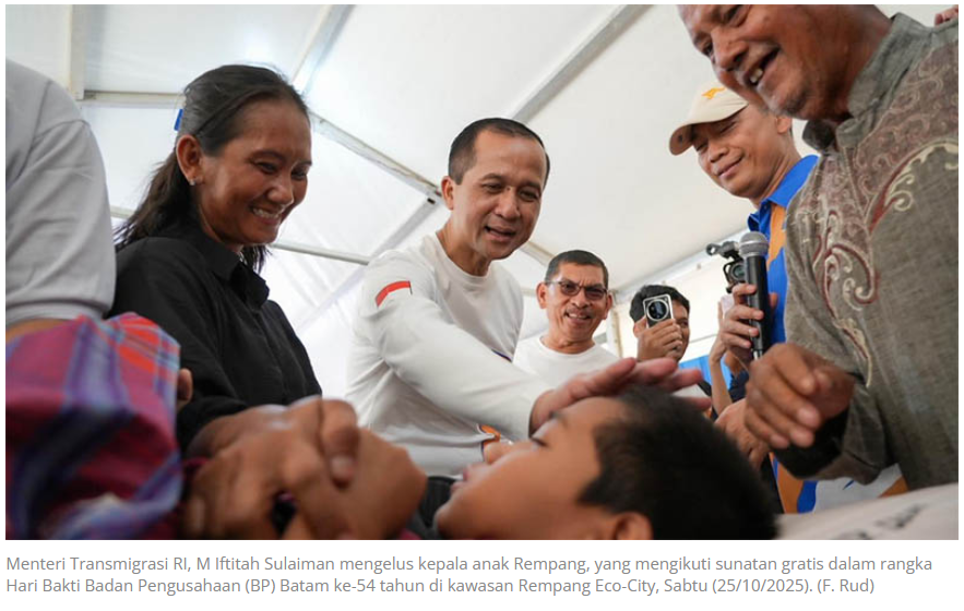 Harapan Baru di Rempang Eco-City, BP Batam Hapus Selisih Biaya Rumah Warga