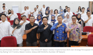 Tingkatkan Tata Kelola Kelembagaan, BP Batam Susun Strategi Pencapaian Maturity Rating dan Operasionalisasi BIOS Tingkatkan Tata Kelola Kelembagaan, BP Batam Susun Strategi Pencapaian Maturity Rating dan Operasionalisasi BIOS