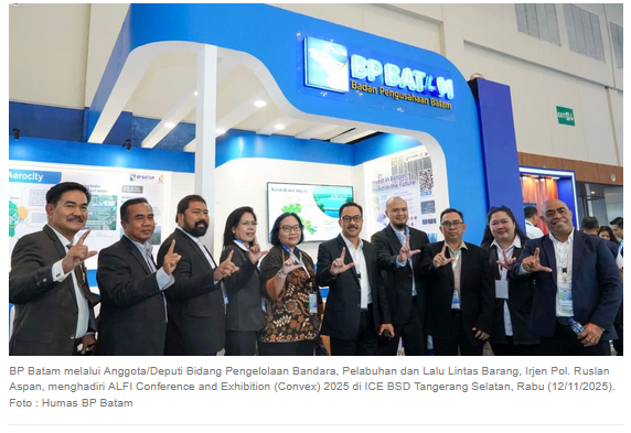 Hadiri ALFI Convex 2025, BP Batam Dorong Penguatan Sektor Logistik