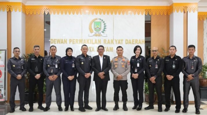 Ketua DPRD Kota Batam Sambut Kunjungan Studi Peserta Pendidikan Calon Perwira Polri