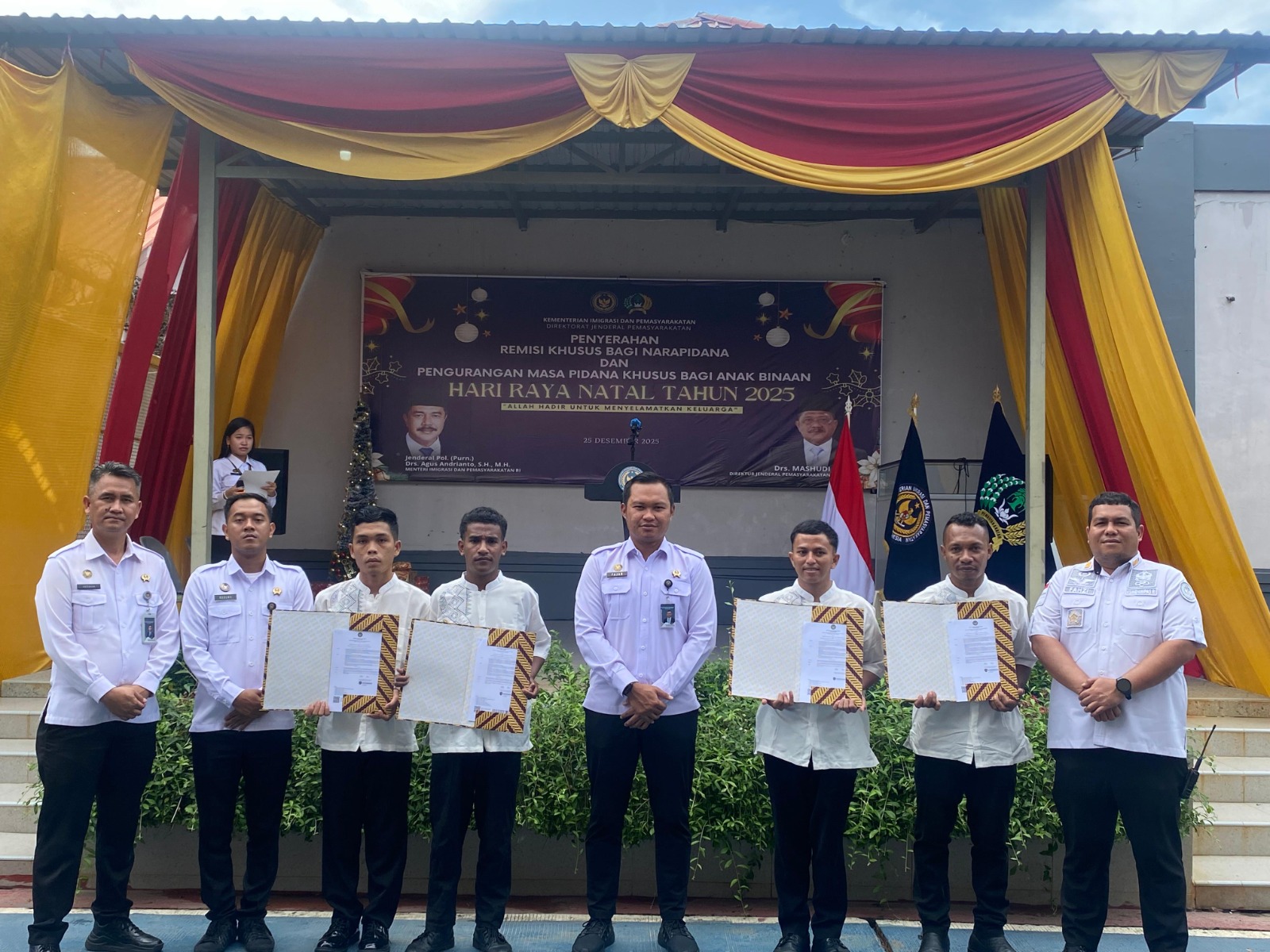 Peringati Hari Raya Natal 2025, Rutan Batam Laksanakan Pemberian Remisi Khusus Hari Raya Natal