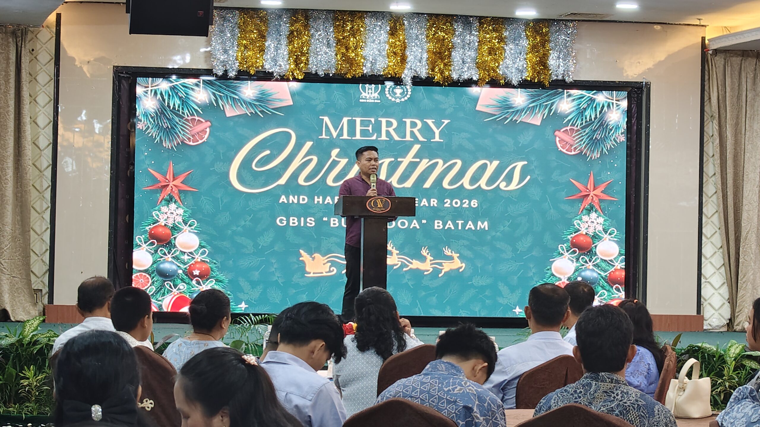 Terang Tuhan Menyertai, Ratusan Jemaat GBIS BUKIT DOA Batam Rayakan Natal di Golden View